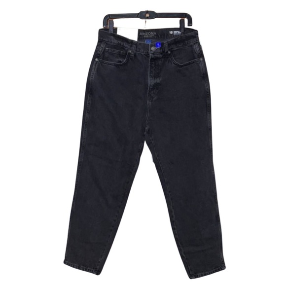 NWT Arizona High Rise, W/Tapered Leg - Black - Size 13 - Picture 1 of 11